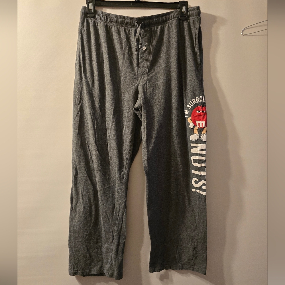 M&M Men's Gray Lounge Sleep Pants
